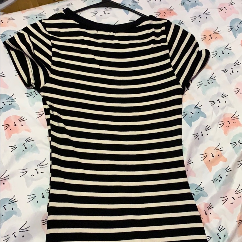 Monteau Los Angeles Long MAXI Dress Striped
